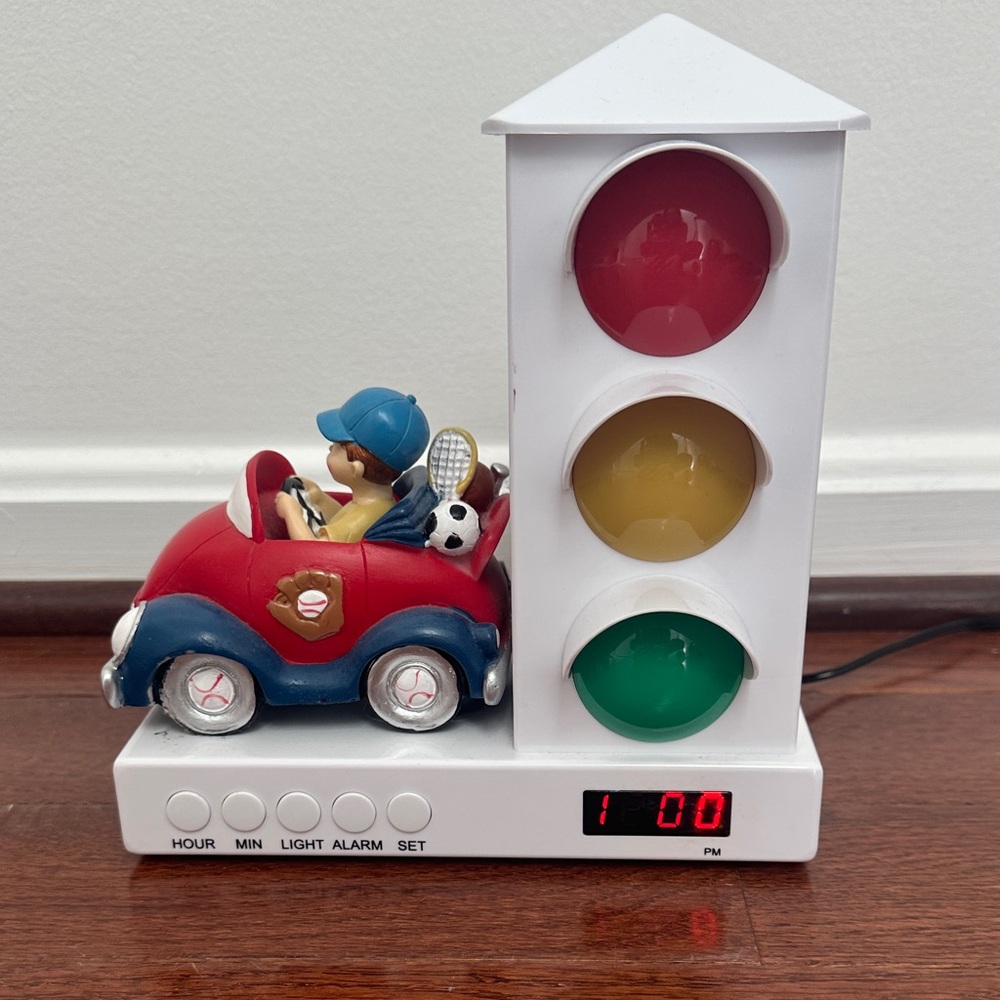 Stoplight Time to Wake Kids Alarm Clock